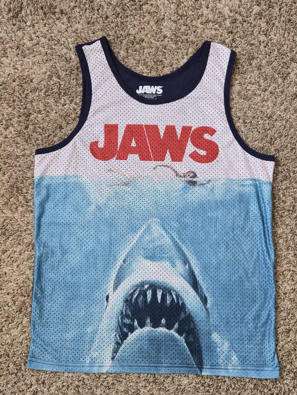 Official Jaws Mesh Jersey Large